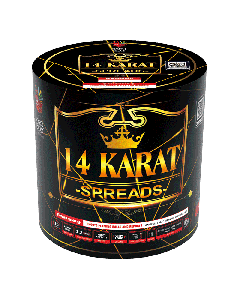 14 KARAT SPREADS | 200 Gram Multi Shot Aerial by Pyro Box Fireworks